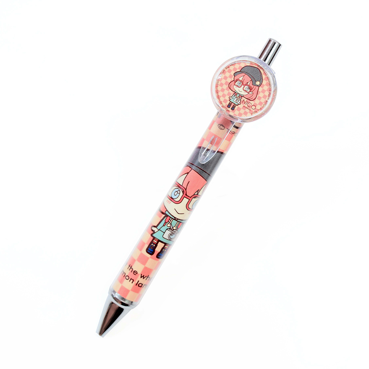 グッズ製作：プレート付きボールペン